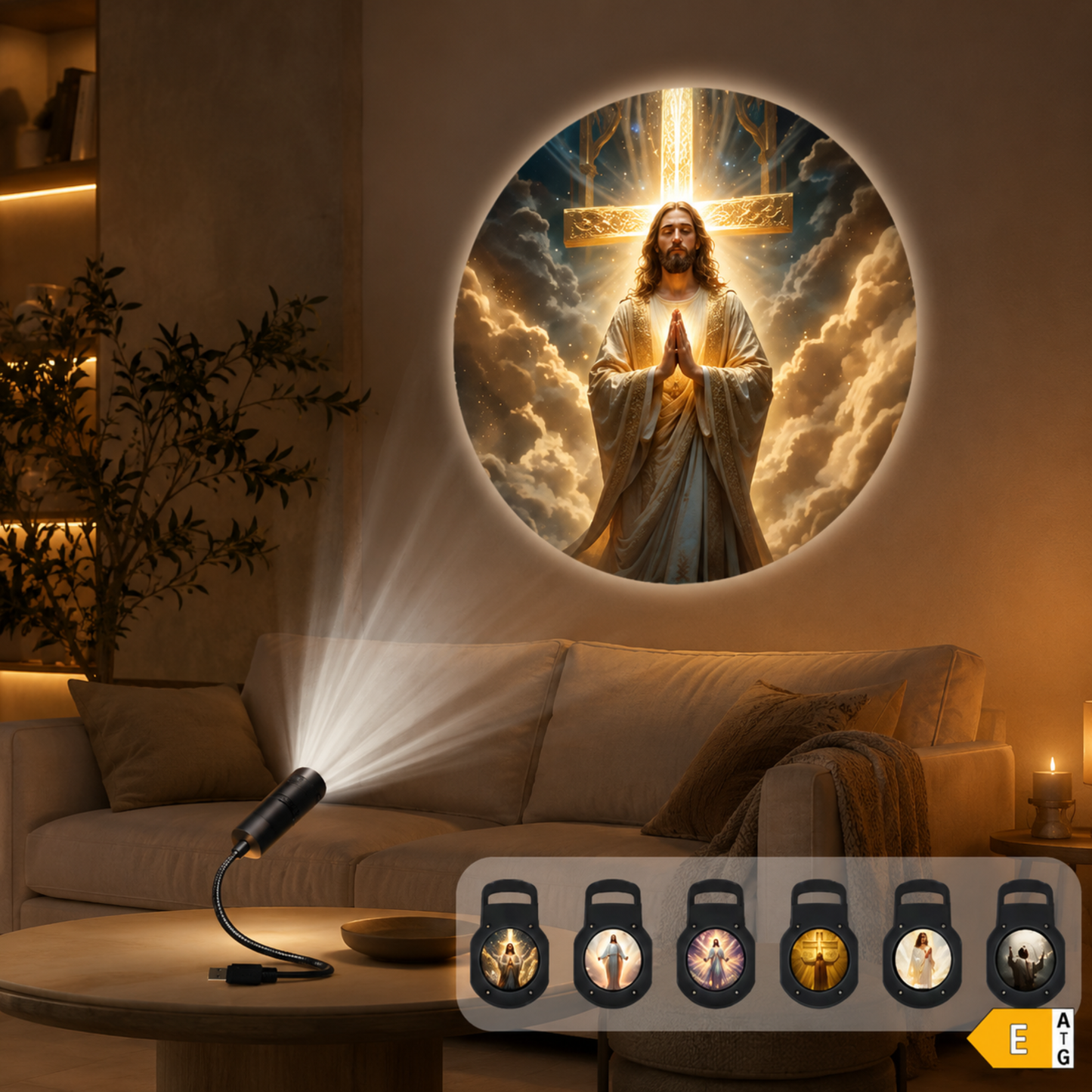 Mini Proyector Jesús Celestial™